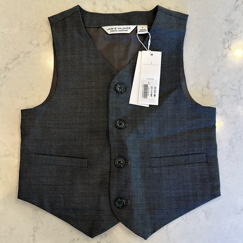 Janie and Jack special occasion vest